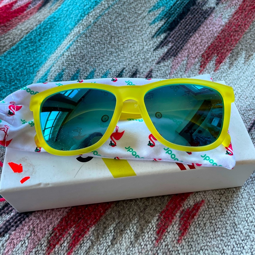 Goodr Neon Yellow Classic Sunglasses